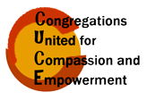 Congregations United for Compassion and Empowerment (CUCE) Logo